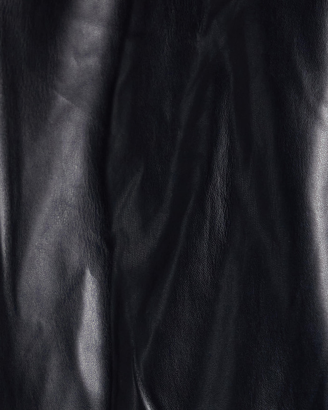 Acne Studios Jacket Hooded Faux Leather Black 36