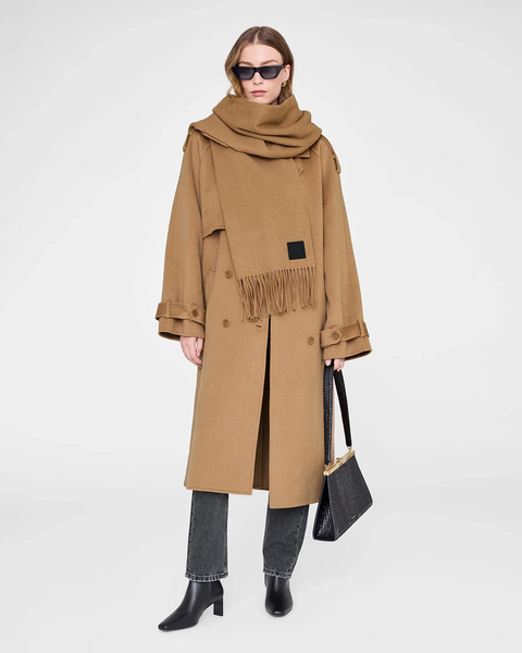 Scarf Augustina  Brown ONESIZE 2