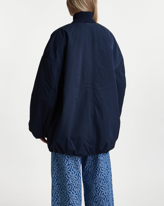 GANNI Jacka Light Twill Bomber Sky captain L-XL