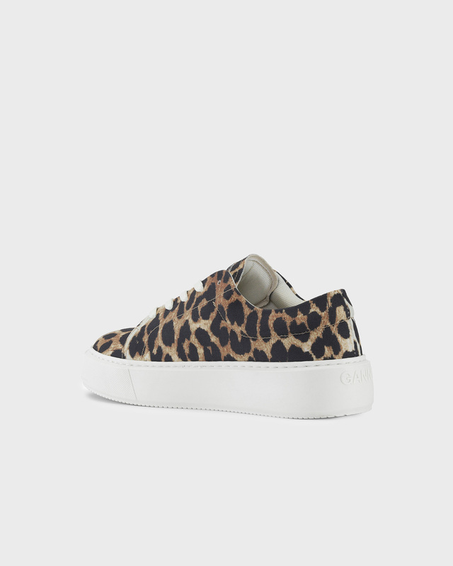 Ganni Sneakers Sporty Mix Cupsole Sneaker Leopard EUR 38