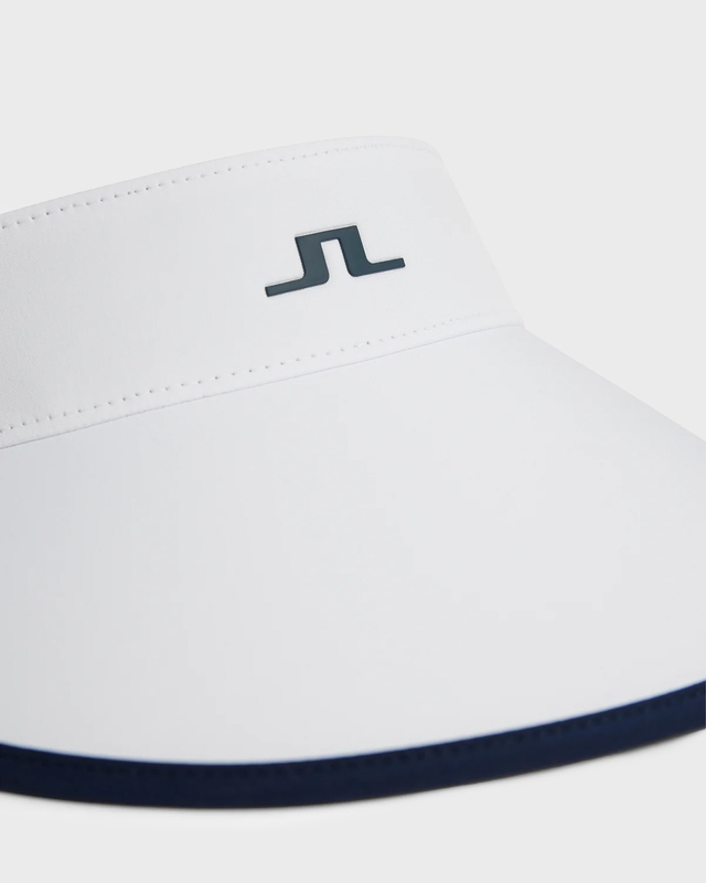 J Lindeberg Cap Alba Big Visor White ONESIZE