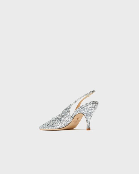 Heels Elena Glitter  Silver 2