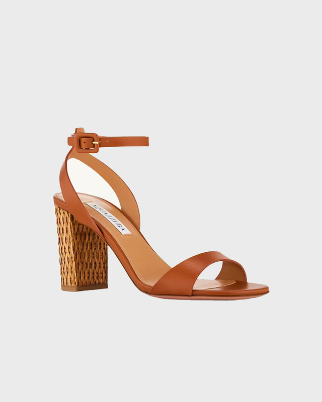 Aquazzura Klackskor Sunseeker Sandal Tobacco EUR 41