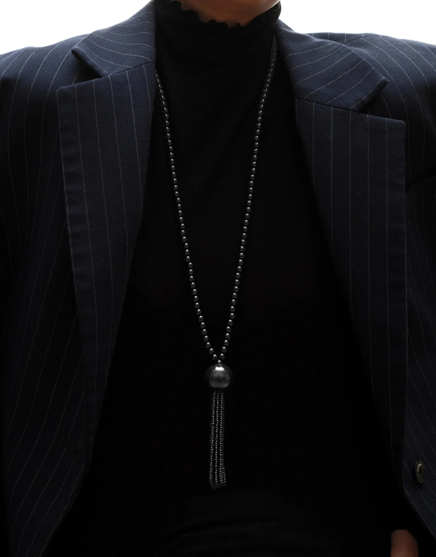 CBYC Halsband Black Tassel Svart ONESIZE