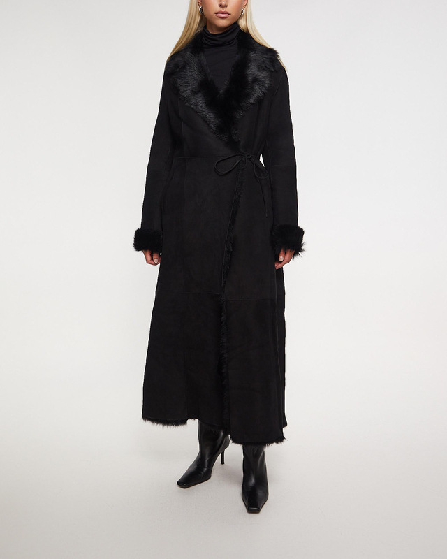 Nour Hammour Coat Joni Black FR 34 (EUR 32)