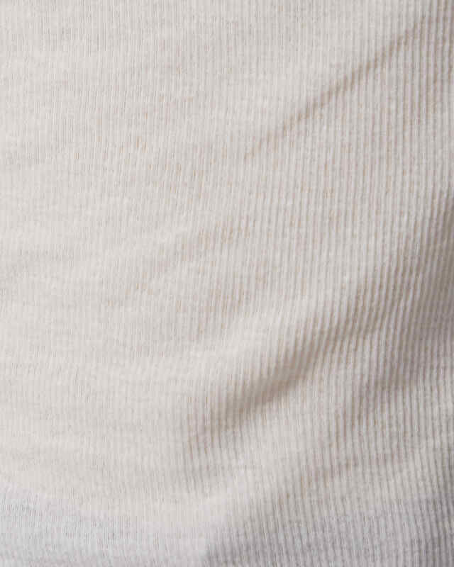Acne Studios T-shirt Fitted Crewneck Ribbed Beige L