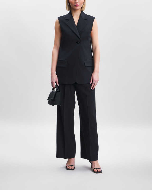 Teurn Studios Väst Tailored Waistcoat Svart 38