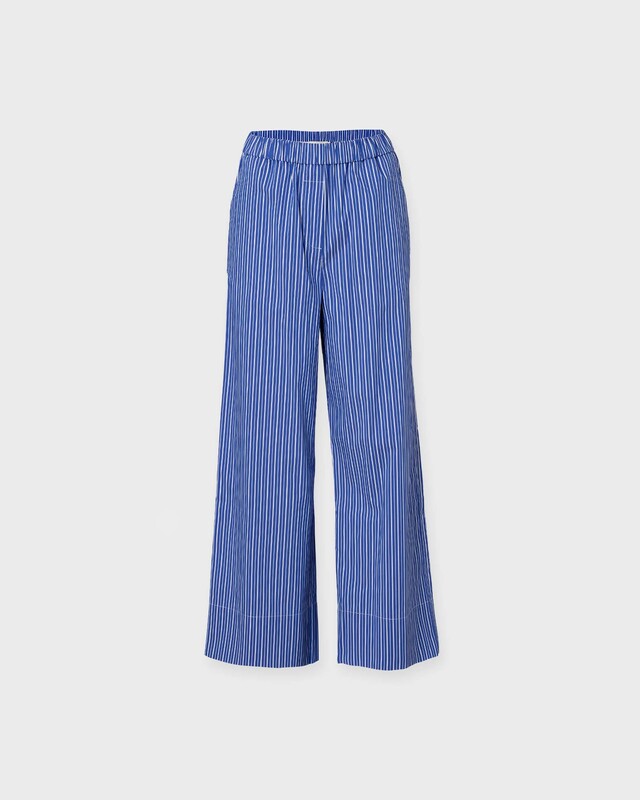 Wakakuu Icons Trousers Bowie Striped Blå M