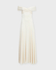 KHAITE Klänning Bruna Creme XS