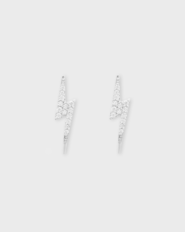 CBYC Earrings Bolt Ear Stud Silver Silver ONESIZE