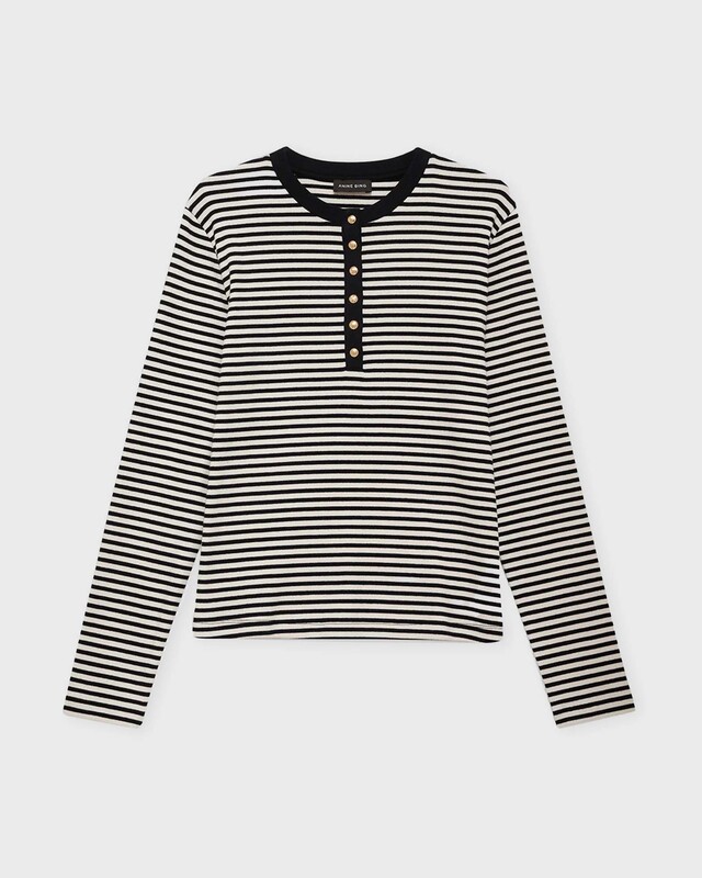ANINE BING Tröja Alessia Long Sleeve Tee Multicolor L