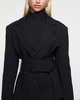 ROTATE Birger Christensen Blazer Suiting Belted  Black 38