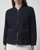 Moncler Cardigan Zip Up Navy M