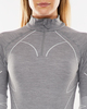 Falke Sport Underclothing WT Zip Shirt  Grå XL