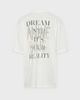 Anine Bing T-Shirt Cason Tee Graffiti Ivory M