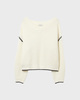 Dagmar Genser Relaxed V-Neck Knit White M