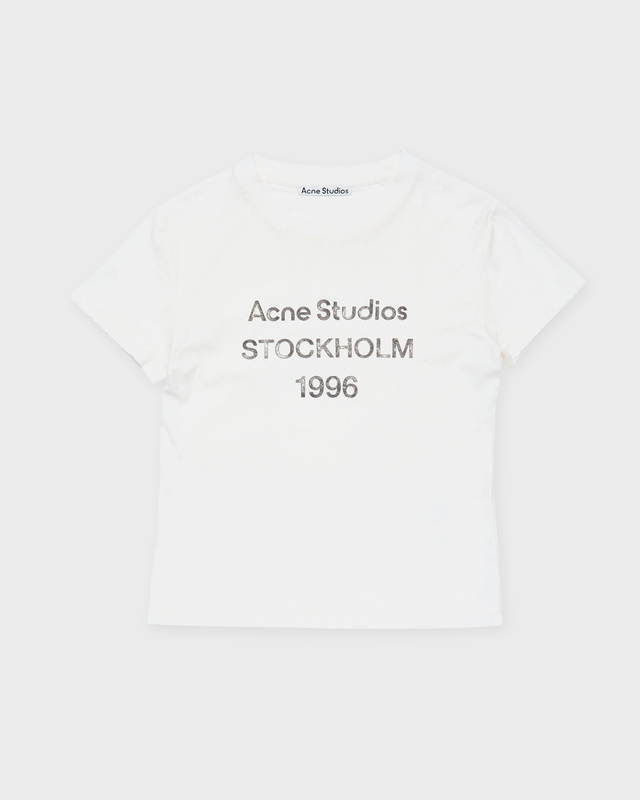 Acne Studios T-Shirt Logo Crewneck Offwhite L-XL