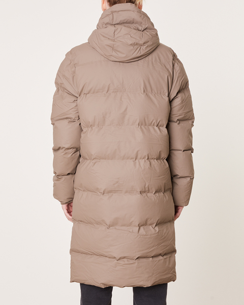 Jacka Long Puffer Taupe 2