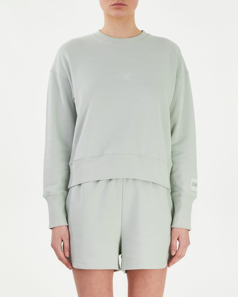 Terry Crew Neck Pistachio ice 1