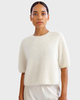 Almada Label  Cashmere T-Shirt Fei Brushed Creme XS