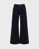 Wakakuu Icons Byxor Flared Cotton Navy S