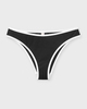 Seaquelle  Bikini Bottom Ribbed Black XS