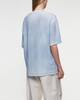 Acne Studios T-Shirt Logo Relaxed Crewneck Dusty blue XS