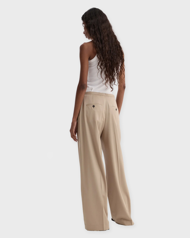 RÓHE Trousers Relaxed Drawstring Beige 40