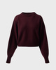 Wakakuu Icons Tröja Carbon Wool Cashmere Burgundy M