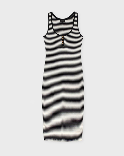 Dress Alessia Tank Midi Black/White 1
