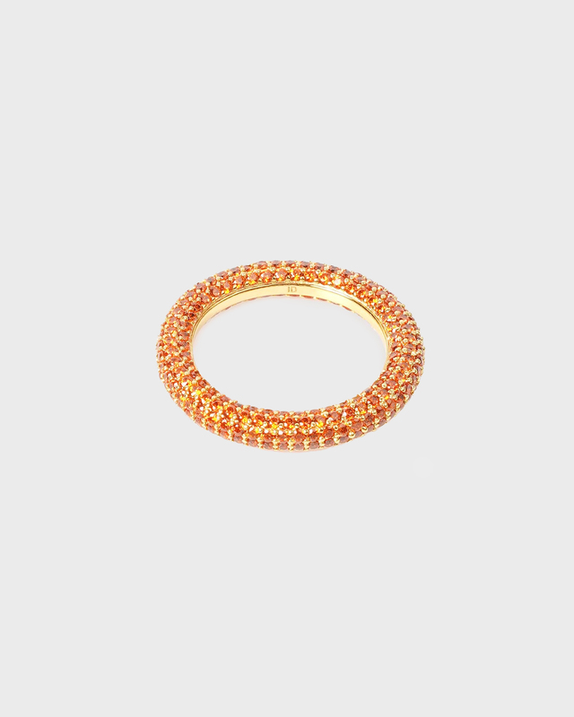Izabel Display Färgglad ring Orange 56