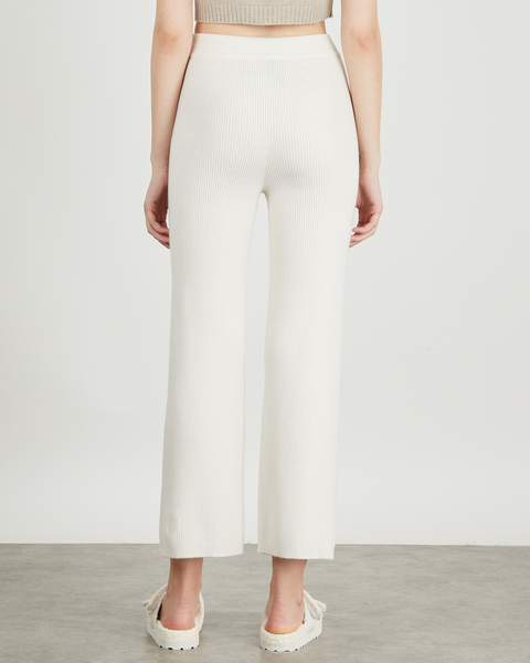 Cashmere Trouser Heather Offwhite 2