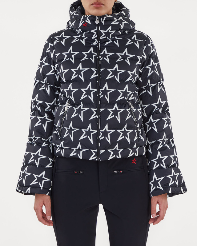 Perfect Moment Jacket Polar Flare Print Svart/vit L