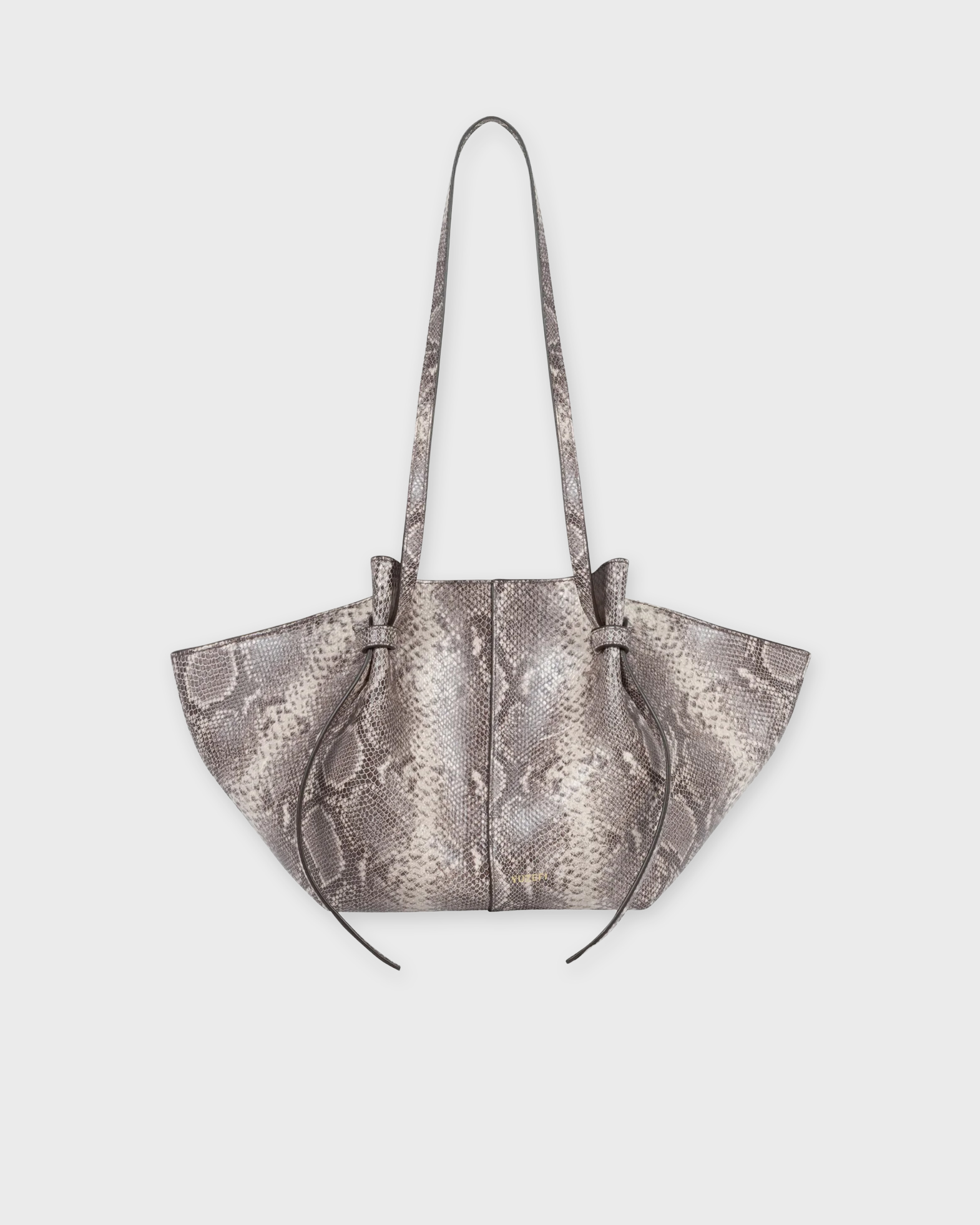 Yuzefi Bag Mochi Embossed Leather In Gray