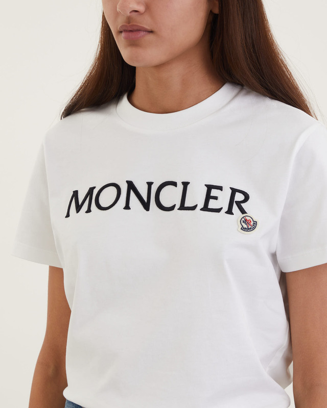 Moncler T-Shirt Maglia Maniche Corte Natural L