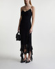 Acne Studios Dress Ruffle Strap Black 40
