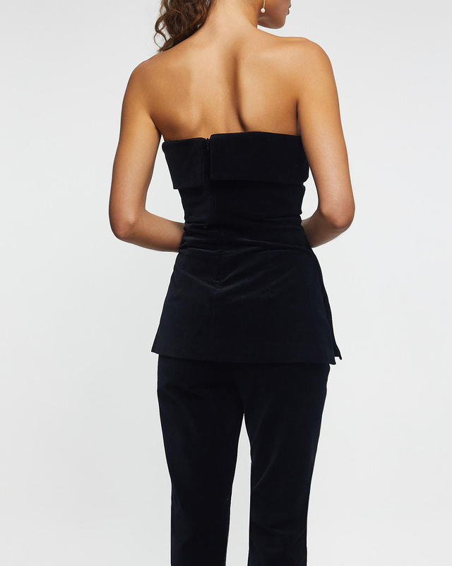 Wakakuu Icons Top Acha Velvet Black L