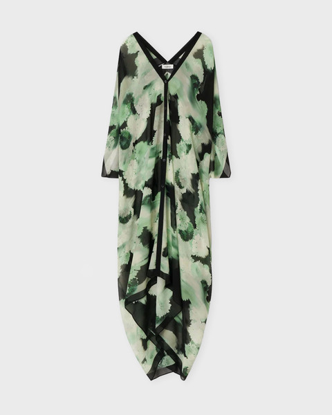 Dress Agave Blurry Flower Grön ONESIZE 1