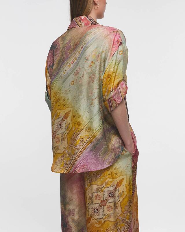 Zimmermann Skjorta Tallow Relaxed  Multicolor 2 (M-L)
