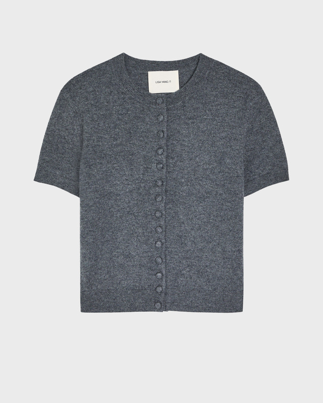 LISA YANG Cardigan Lunea Cashmere Grey 0 (XS-S)