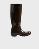 Hunter Boots Women's Original Tall Gloss  Brun EUR 39