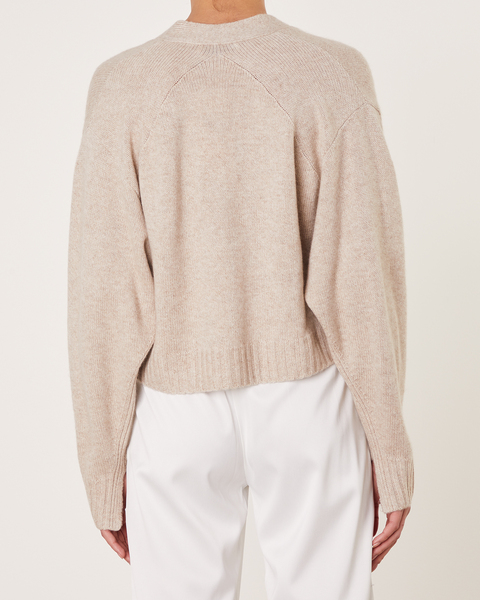Cardigan Cropped Beige 2