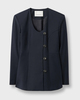 Dagmar Blazer Sb Collarless  Navy 34