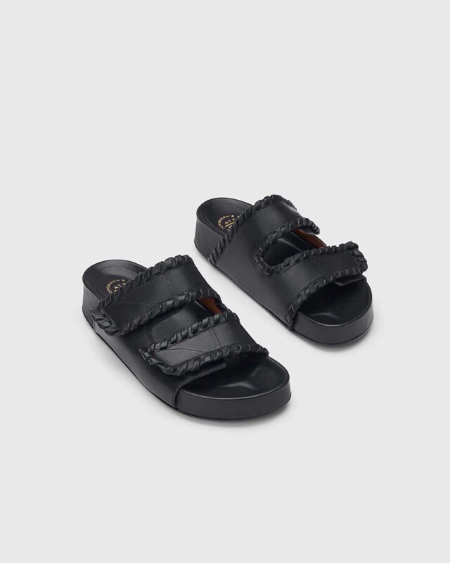ATP Atelier Sandals Furlo Stitch Vacchetta Black EUR 40
