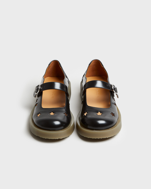 Acne Studios Loafers Beryjane Vegan Leather Flats Svart EUR 39