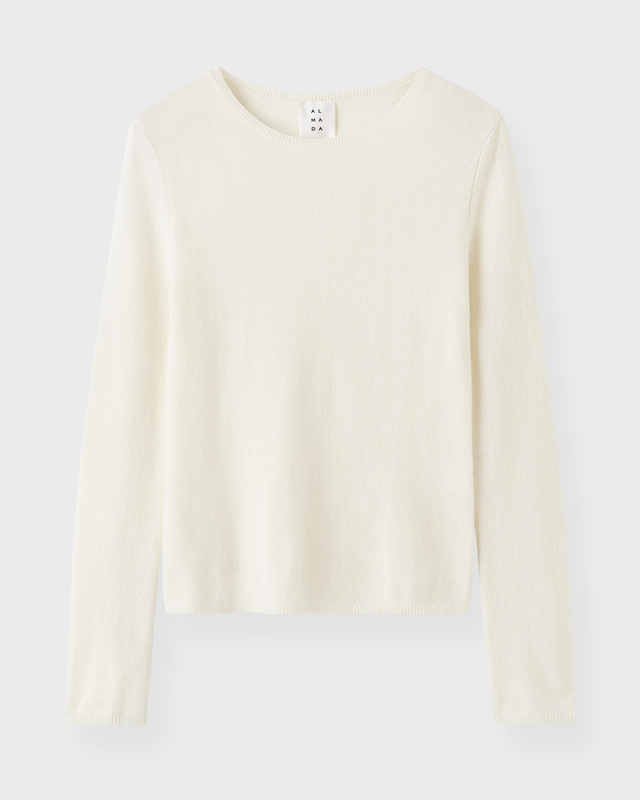 Almada Label  Sweater Awa Crewneck Cashmere Creme L