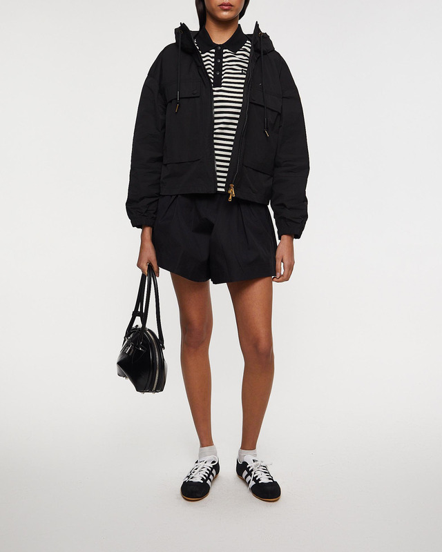 Moncler Jacket Sauvan Hooded Parka Black MONCLER 2 (M)
