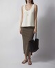 Dagmar Skirt Fitted Midi Dark Green M