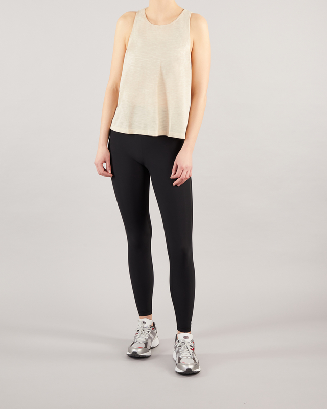 Casall Texture Tank Open Back Beige 42