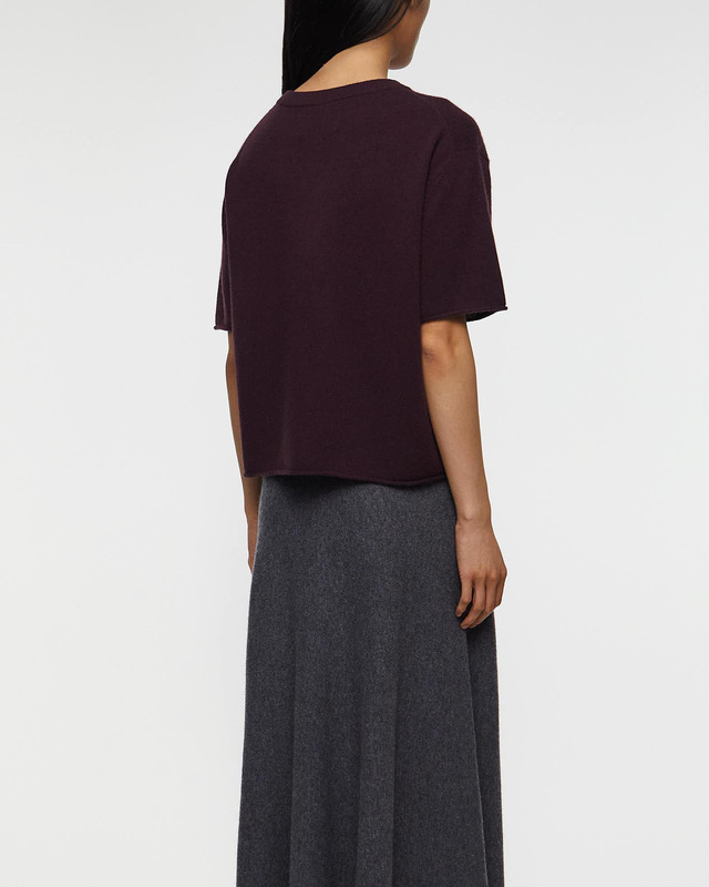 LISA YANG T-Shirt Cila Cashmere Mahogny  0 (XS-S)
